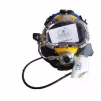 美国科比摩根潜水头盔 专业潜水器材重潜工程头盔 KMB-18头盔面