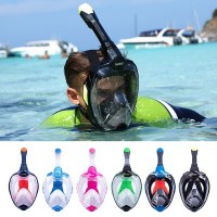 wave2021新款现货硅胶防水防雾浮潜面罩男女通用近视镜片潜水面罩