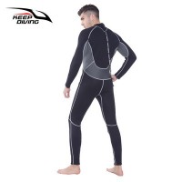 一件代发3mm男冬泳衣长袖连体专业湿式防晒保暖耐磨潜水服WS-8